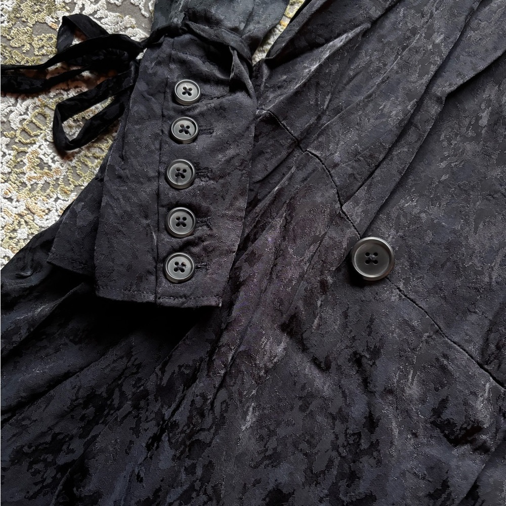 Free People Oversized Damask Deep Indigo Blazer - Picture 2 of 7